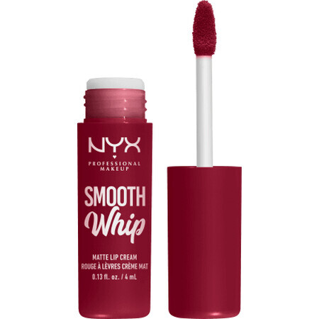 Nyx Professional MakeUp Smooth Whip Rouge à lèvres mat 15 Mousse au chocolat, 4 ml