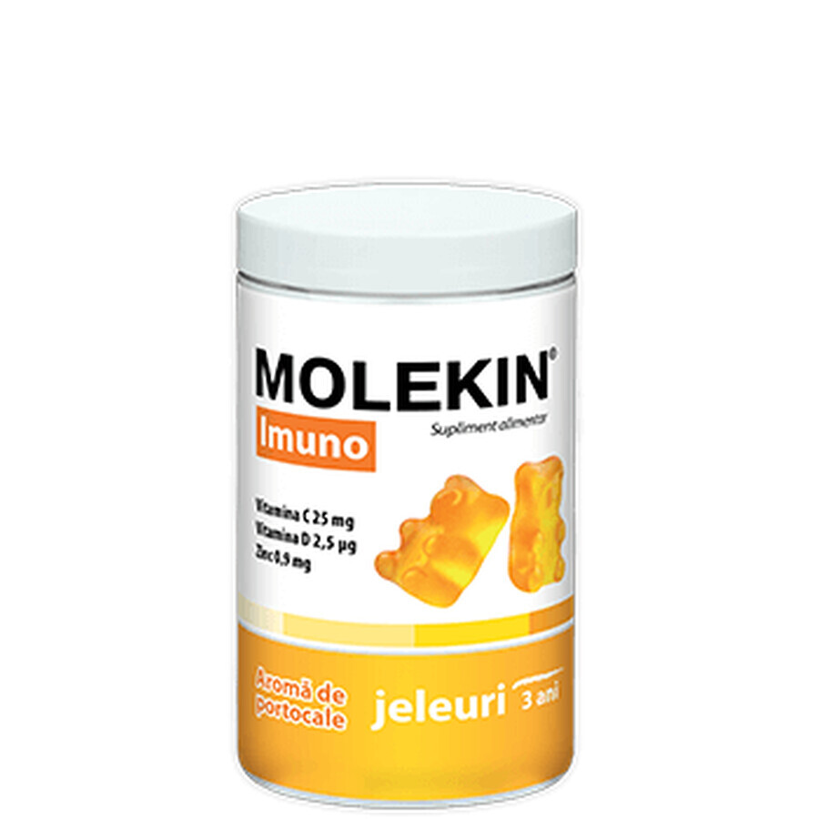Molekin Immuno al gusto di arancia 3 anni+ x 60 gelatine, Zdrovit