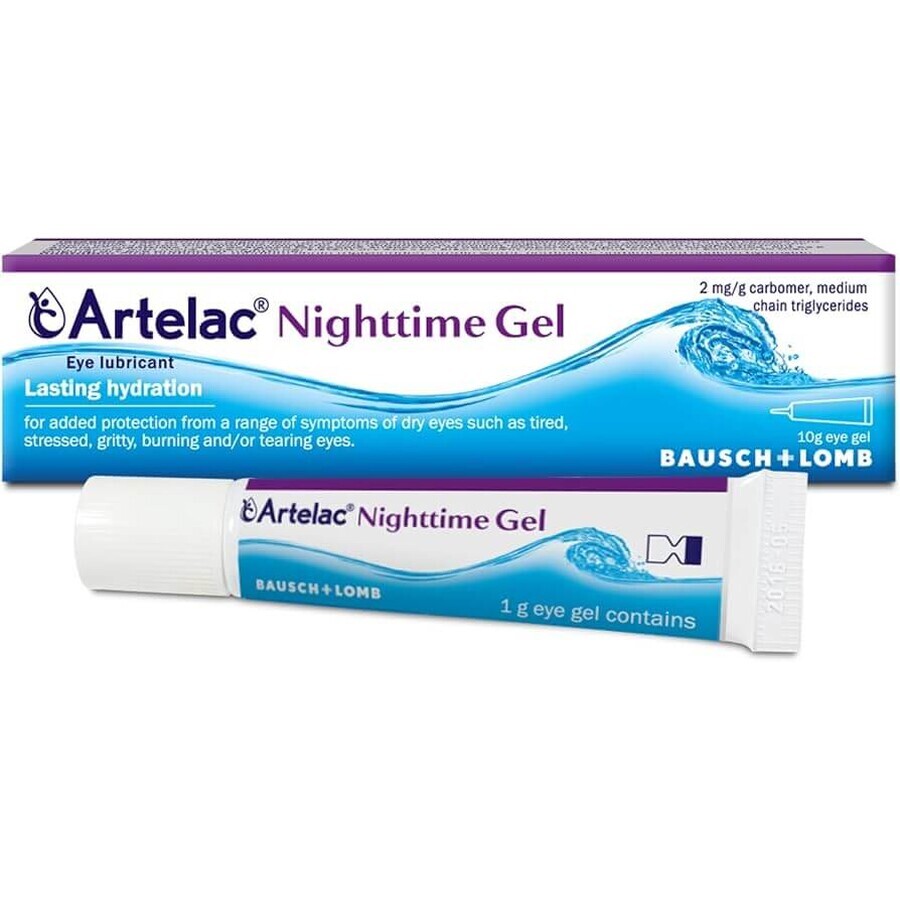 Artelac Nighttime gel ophtalmique, 3 x 10 g, Bausch + Lomb