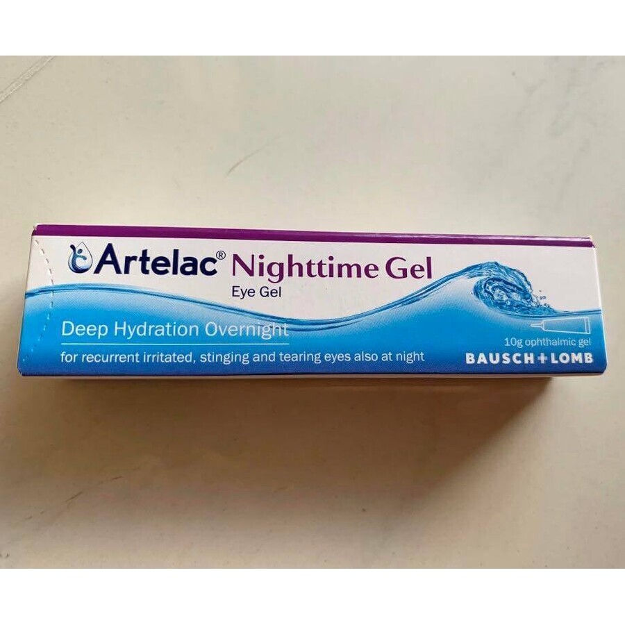 Artelac Nighttime gel ophtalmique, 3 x 10 g, Bausch + Lomb