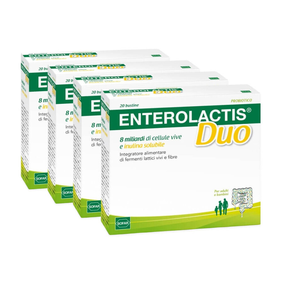 Enterolactis Duo, 4x20 sachets, Sofar Évaluations