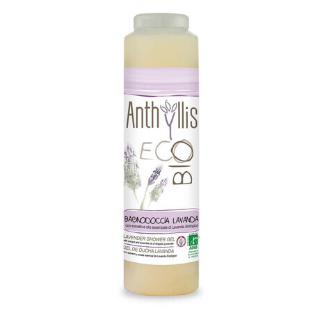 Gel douche à l'huile essentielle de lavande Eco Bio, 250 ml, Anthyllis