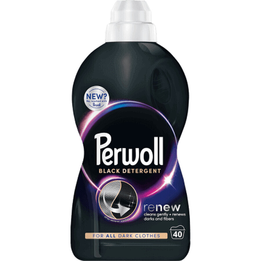 Perwoll Detergente liquido per bucato nero 40 lavaggi, 2 l