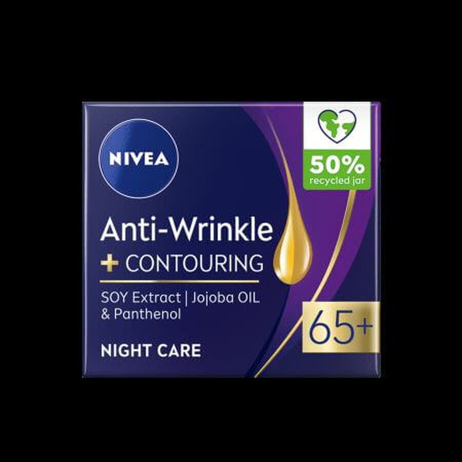 Crema notte antirughe 65+, 50 ml, Nivea