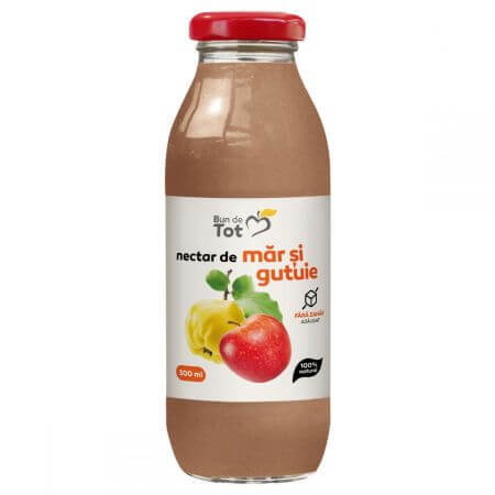 Zuckerfreier Apfel-Quittennektar Bun de Tot, 300 ml, Dacia Plant