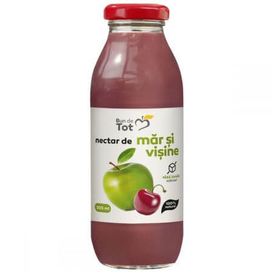Nectar de pomme et de cerise sans sucre Bun de Tot, 300 ml, Dacia Plant