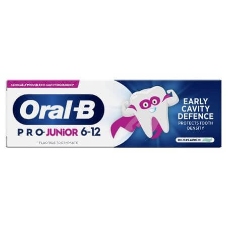 Dentifricio per bambini Pro Junior 6-12, 75 ml, Oral B