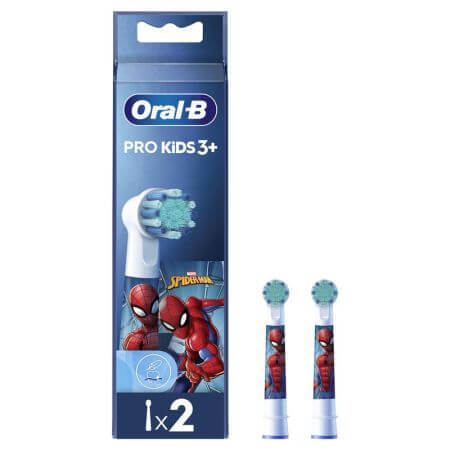 Brosse à dents électrique Spidey pour enfants, 2 pièces, Oral B