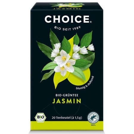 Thé vert biologique Jasmin Choice, 20 sachets, Yogi Tea