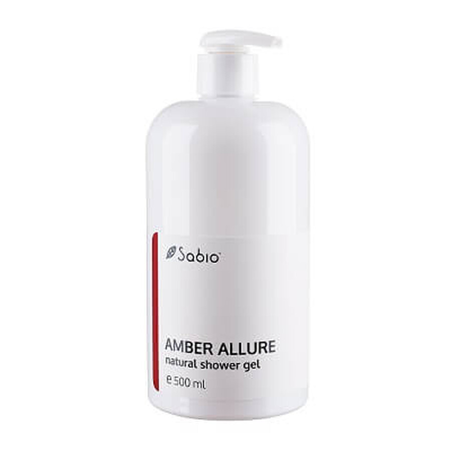 Gel douche naturel Amber Allure, 500 ml, Sabio