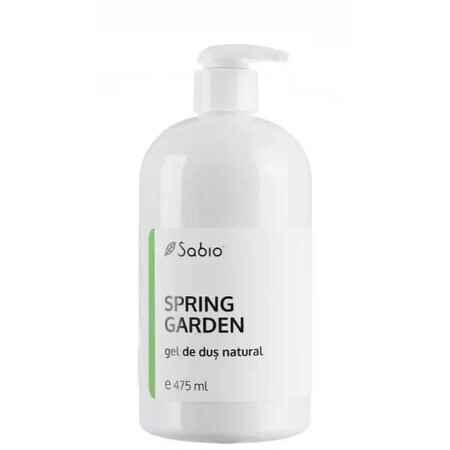 Gel douche naturel Spring Garden, 475 ml, Sabio