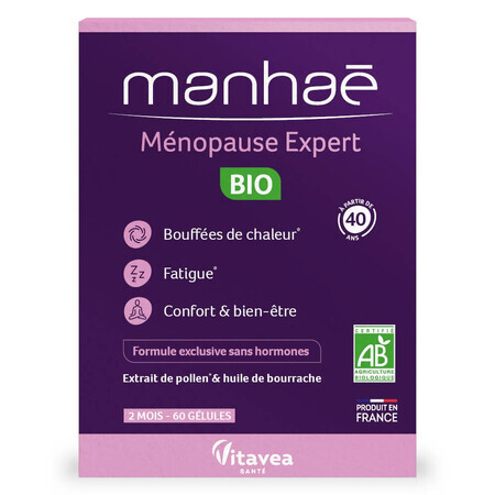 Menopause Expert Bio, 60 gélules végétales, Manhae