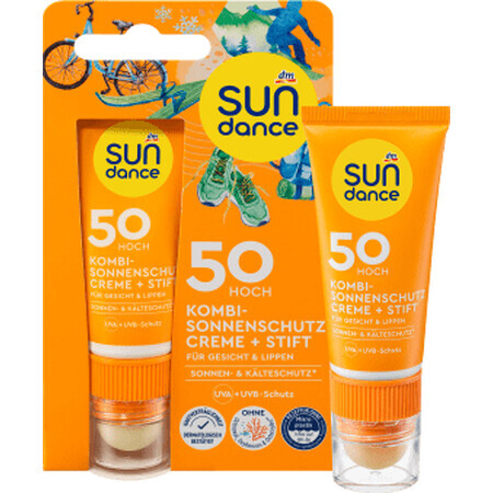 Sundance Sun Protection Combination Face Cream + Stick, 20 ml