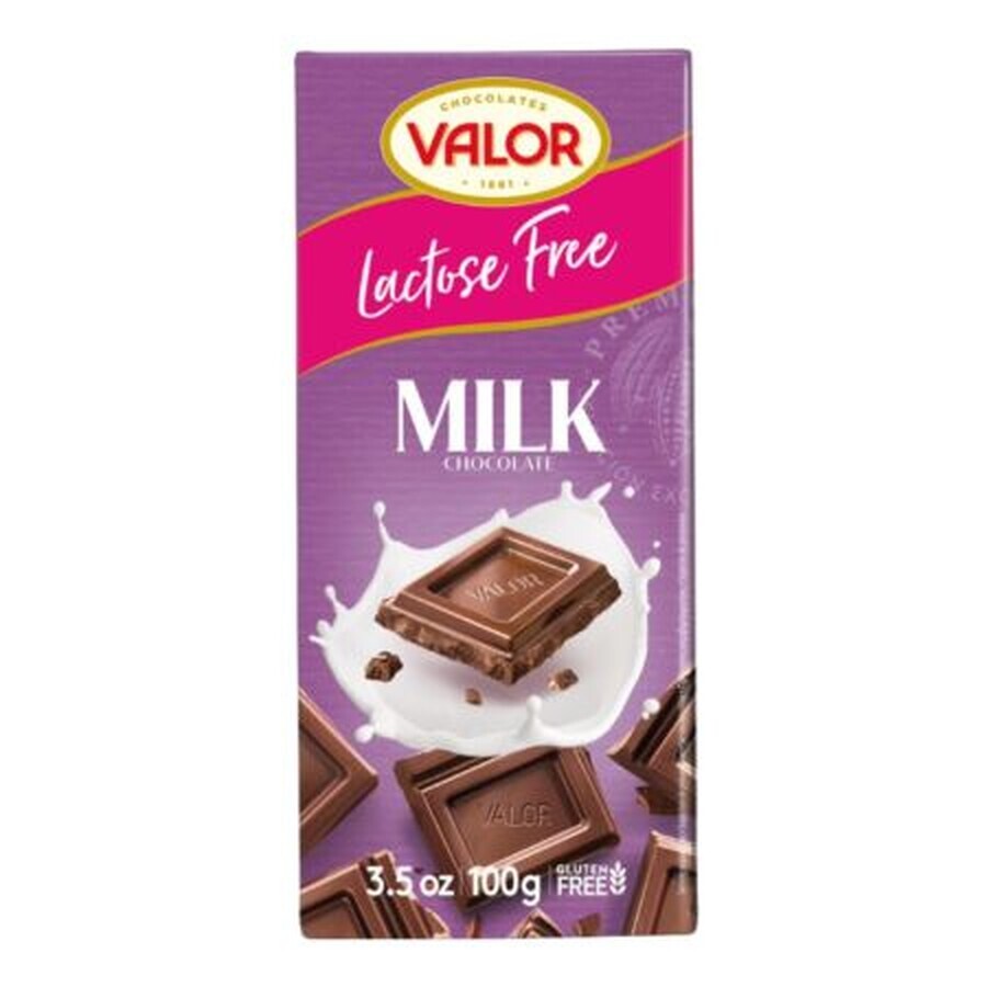 Laktosefreie Milchschokolade, 100 g, Valor