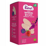 Biscuits de dentition bio aux fraises, +6 mois, 20g, Hey Baby