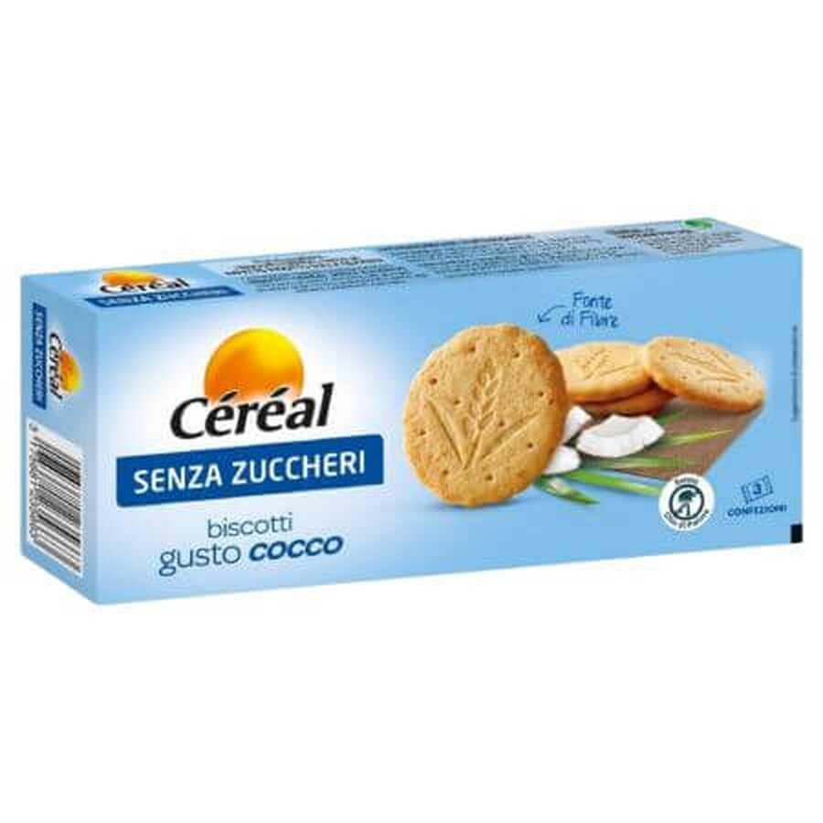 Biscuits sans sucre avec noix de coco, 132 g, Céréales