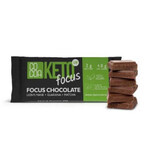 Cioccolato biologico con guaranà e matcha Focus, Keto, 40 g, Cacao