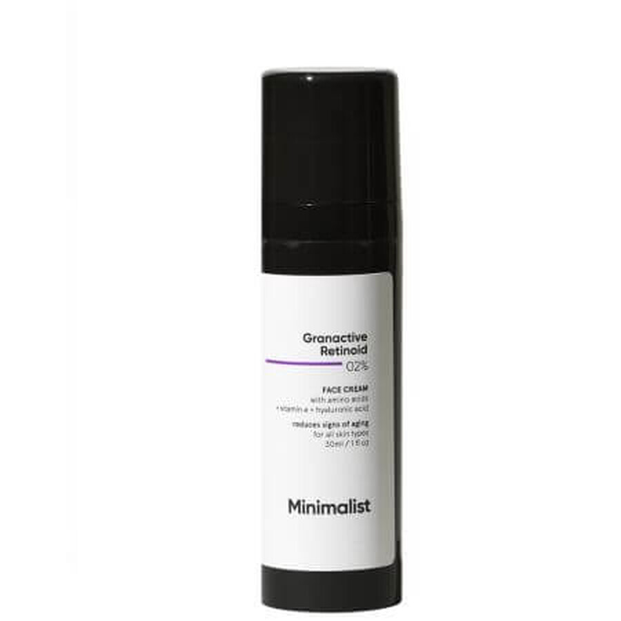 Moisturizing cream for skin Retinoid 0,2%, 30 ml, Minimalist