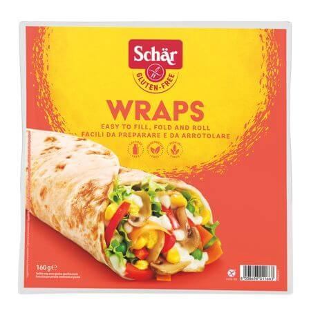 Kleverige glutenvrije wraps, 160g, Schar