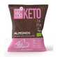 Amandes enrob&#233;es de chocolat noir Keto Organic, 70 g, cacao
