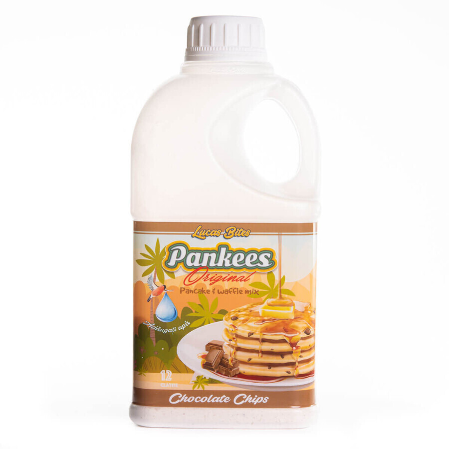 Chocolade Chips Pankees Pannenkoek- en Wafelmix, 290g, Lucas Bites