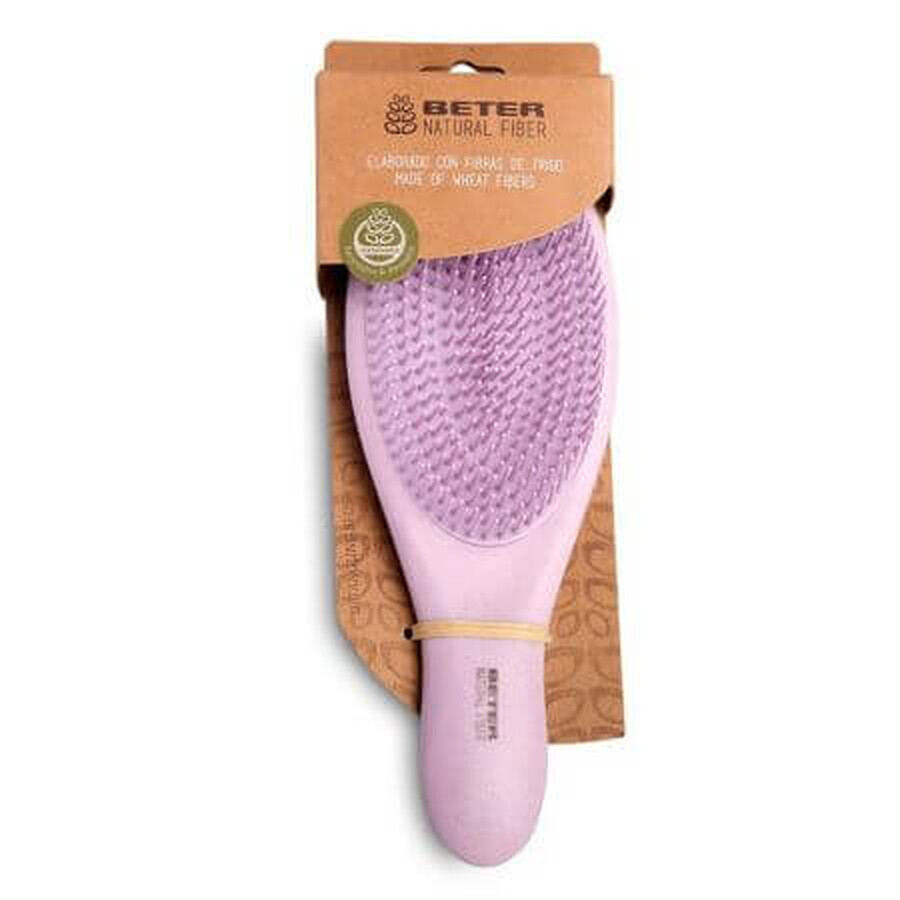 Brosse en fibres naturelles pour le démêlage des cheveux Fibre naturelle, 1 pièce, couleurs variées, Beter