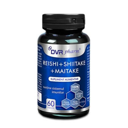 Reishi + Shiitake + Maitake, 60 gélules, DVR Pharm