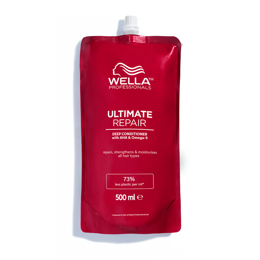 Ultimate Repair Conditioning Conditioner with AHA and Omega 9 for Damaged Hair, 500ml, Wella Professionals