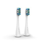 Smart electric toothbrush spares, White, 2 pieces, Aeno