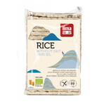 Rotoli di riso espanso biologico senza sale, 130 g, Lima