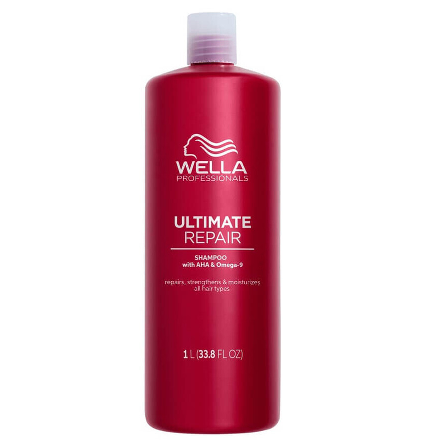 Shampoo with AHA and Omega 9 for damaged hair Ultimate Repair, 1litre, Wella Professionals