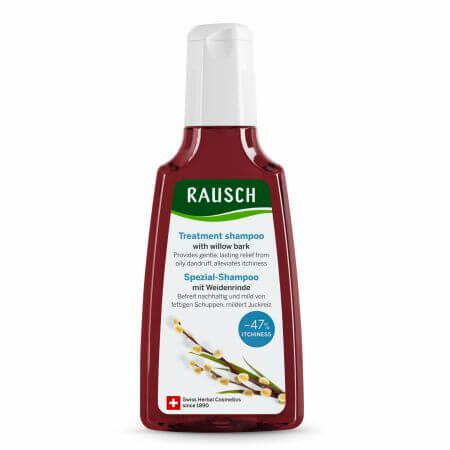 Juckreizstillendes und juckreizlinderndes Shampoo mit Weidenrinde, 200 ml, Rausch