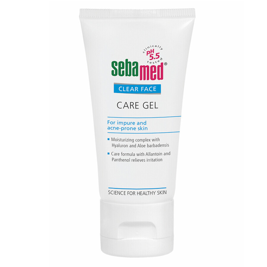 Clear Face Anti-Akne Dermatologisches Hautpflege-Gel, 50 ml, Sebamed