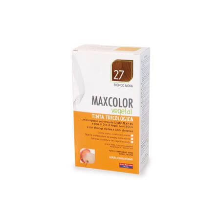 Pflanzliches Haarfärbemittel, Farbton 27 Blond Mocha, 140 ml, MaxColor