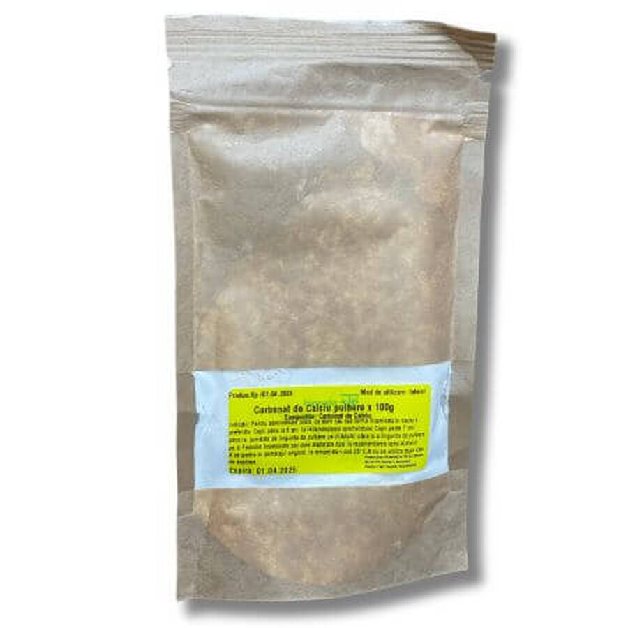 Kalziumkarbonat-Pulver, 100 g, Tei Pharmacy Laboratory