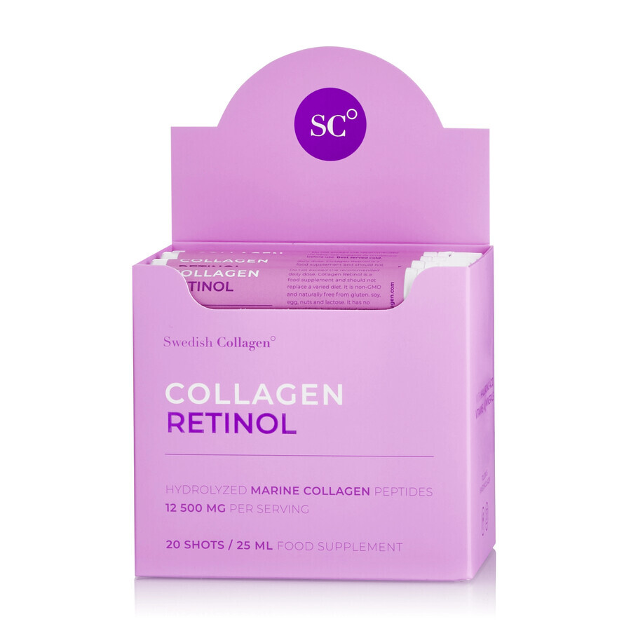 Collagen Retinol, 20 ampoules, Swedish Collagen