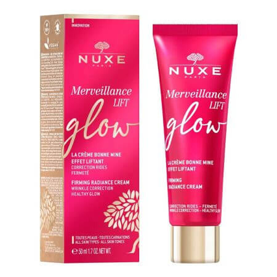 Glow Merveillance Lift Cream pour un éclat naturel, 50 ml, Nuxe