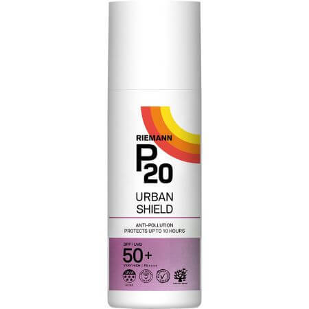 Urban Shield SPF 50+ P20 Sonnenschutz-Gesichtscreme, 50 ml, Riemann