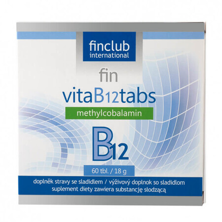 Fin VitaB12tabs, 60 comprimés, Finclub