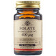 Acide folique Folate 400 ug, 50 comprim&#233;s, Solgar