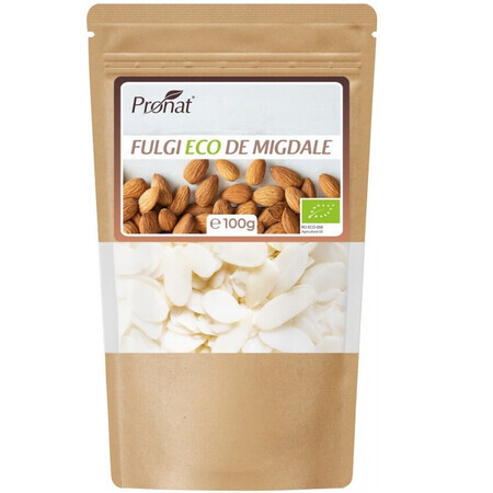 Flocons d'amandes bio, 100 g, Pronat