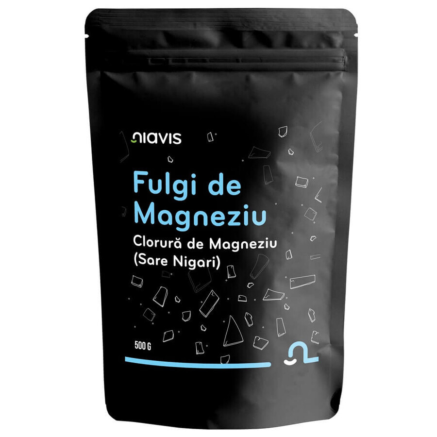 Fulgi de magneziu pentru baie, 500 g, Niavis