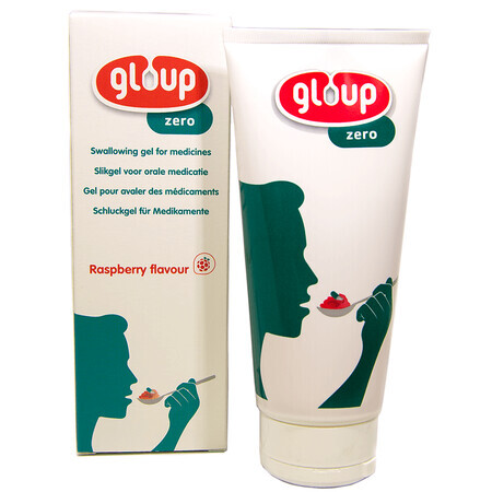 Gloup Zero gel da deglutizione al gusto di lampone, 150 ml, Rushwood