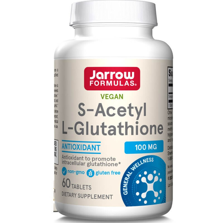 S-Acetyl L-Glutathione, 100 mg, 60 compresse, Secom