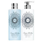 Amber & Cedar shower gel and body lotion set, Aroma Selection, 2 x 500 ml, Vivian Gray