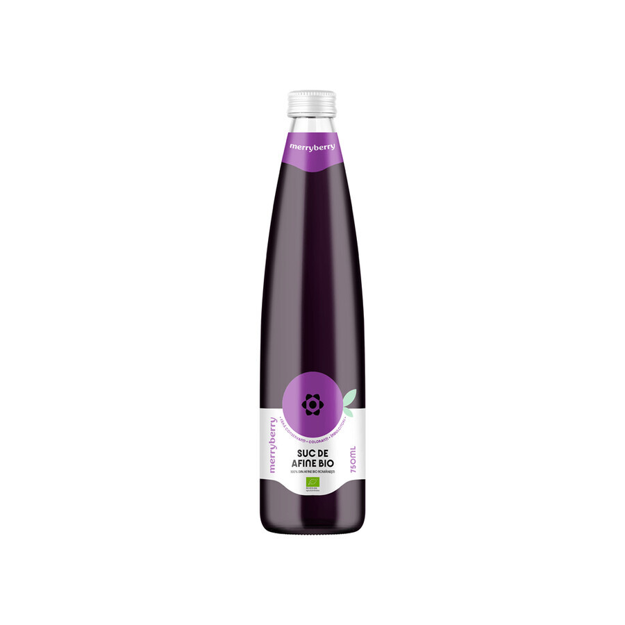 Jus de canneberge biologique, 750 ml, MerryBerry