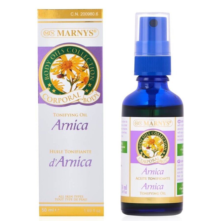 Huile d'arnica, 50 ml, Marnys