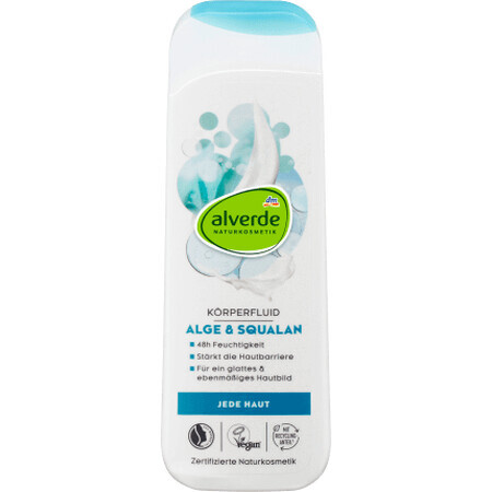 Alverde Naturkosmetik Fluido corpo con alghe e squalano, 250 ml