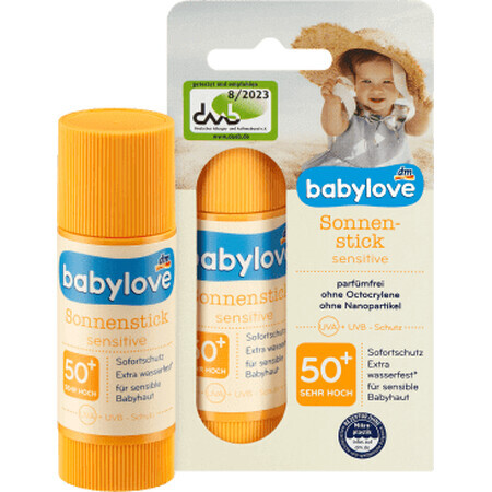 Babylove Baby Stick di protezione solare spf50+, 20 g