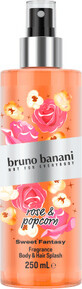 Bruno Banani D&#233;odorant brume corporelle rose&amp;popcorn, 250 ml